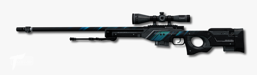 Counter Strike Global Offensive Awp Png - All Black Awp Csgo, Transparent Png, Free Download