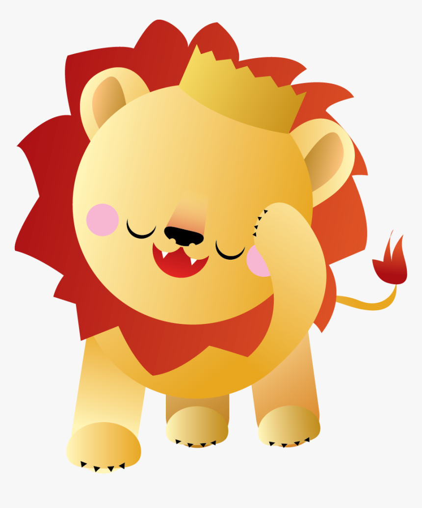 Transparent Lion Png Clipart - Kawaii Cute Lion Png, Png Download, Free Download