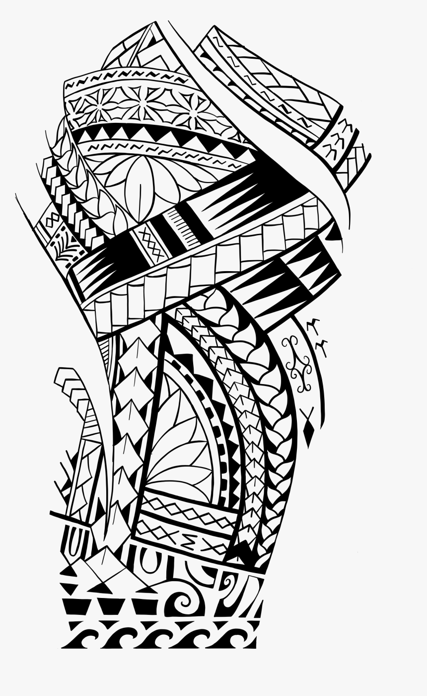 Man Clipart Tattoo - Maori Tattoo Designs Png, Transparent Png, Free Download