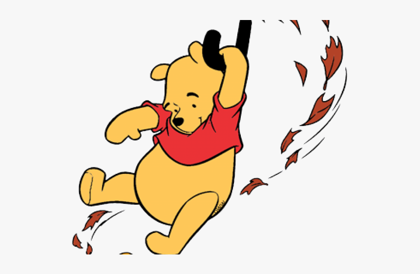 Winnie The Pooh Clipart Umbrella - Winnie The Pooh Fall Clip Art, HD Png Download, Free Download