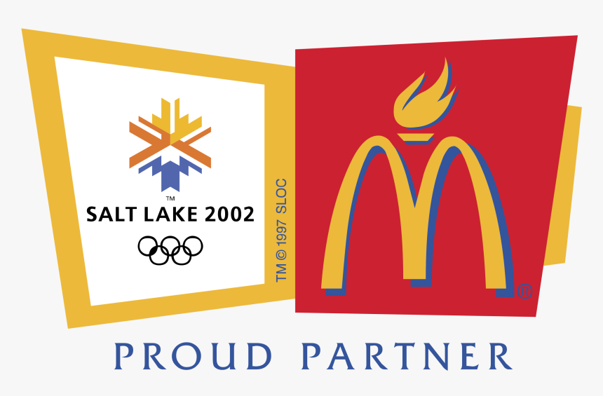 Mcdonalds Sponsor Of Salt Lake 2002 Logo Png Transparent - Graphic Design, Png Download, Free Download