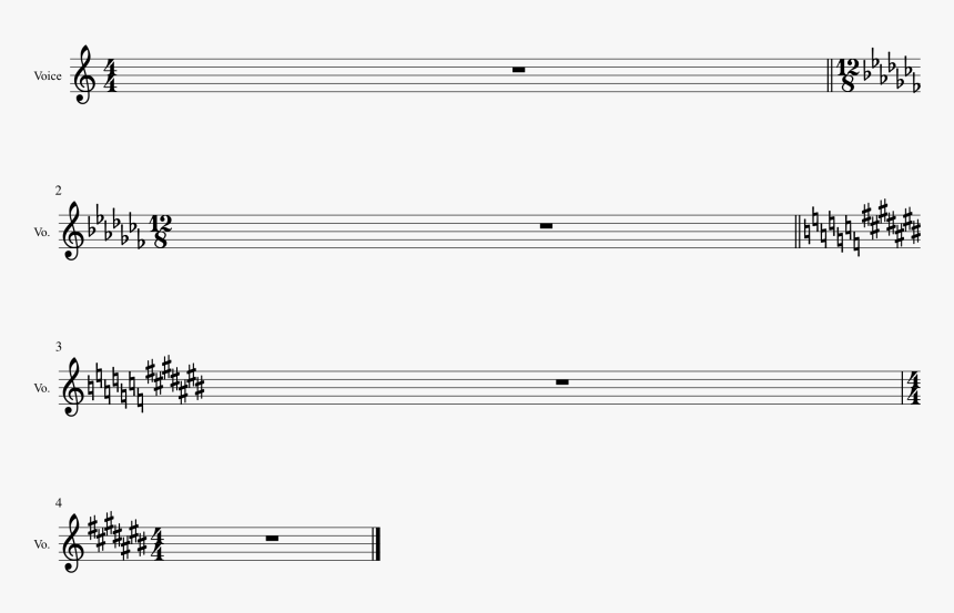 Courtesy Key And Time Signatures Incorrectly Positioned - Monochrome, HD Png Download, Free Download