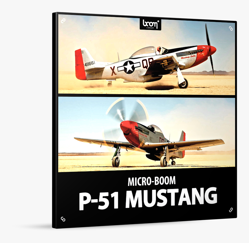 P51 Mustang Sound Effects Library Product Box - Boom Library P51 Mustang, HD Png Download, Free Download