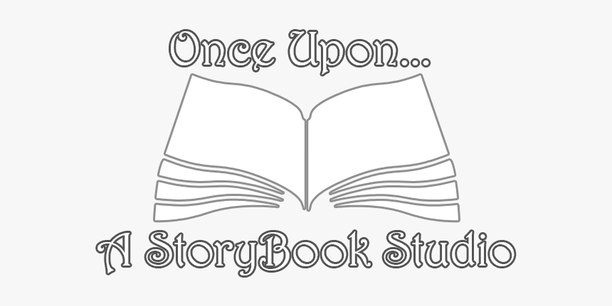 Once Upon A Storybook Studio Logo Whitewblkoutline - Agribio, HD Png Download, Free Download