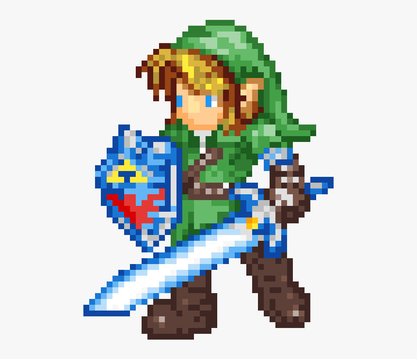 Cute Zelda Pixel Art, HD Png Download - kindpng