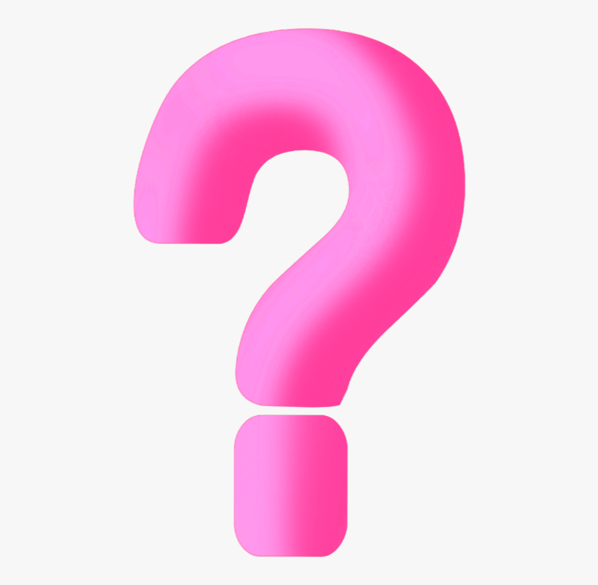 Questionmark Question Punctuation Pink Madewithpicsart, HD Png Download, Free Download