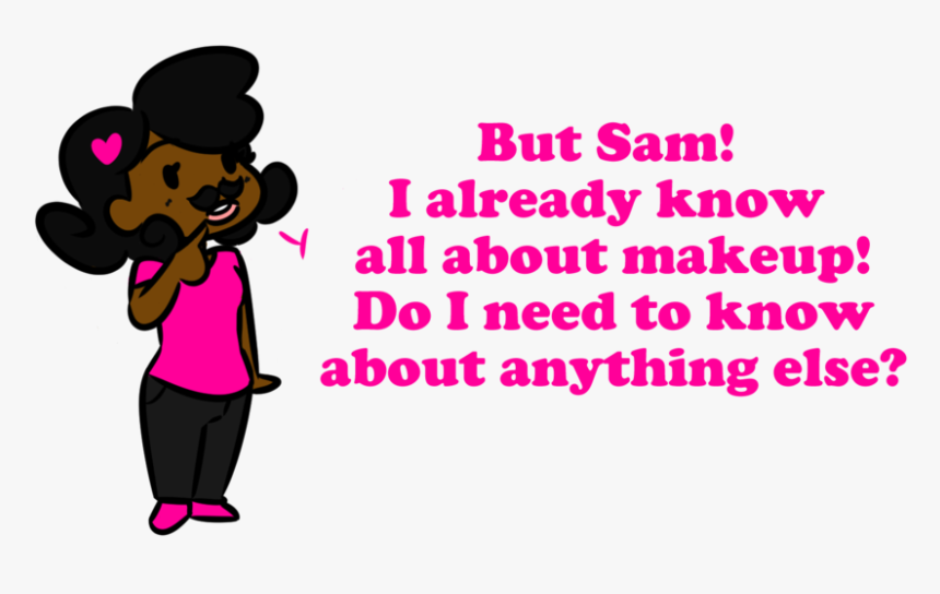 Ask Sam Makeup Expert - Cartoon, HD Png Download, Free Download