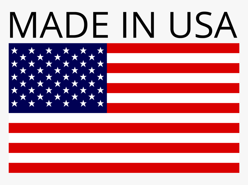 Made us do. Made in USA. Formulated in the USA.