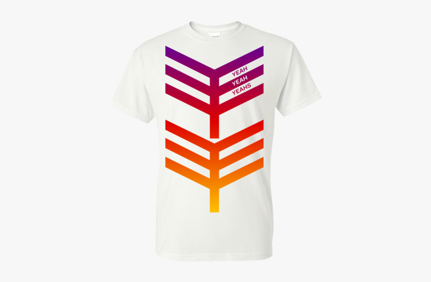 Gradient Flag T-shirt - Yeah Yeah Yeahs Shirt, HD Png Download, Free Download