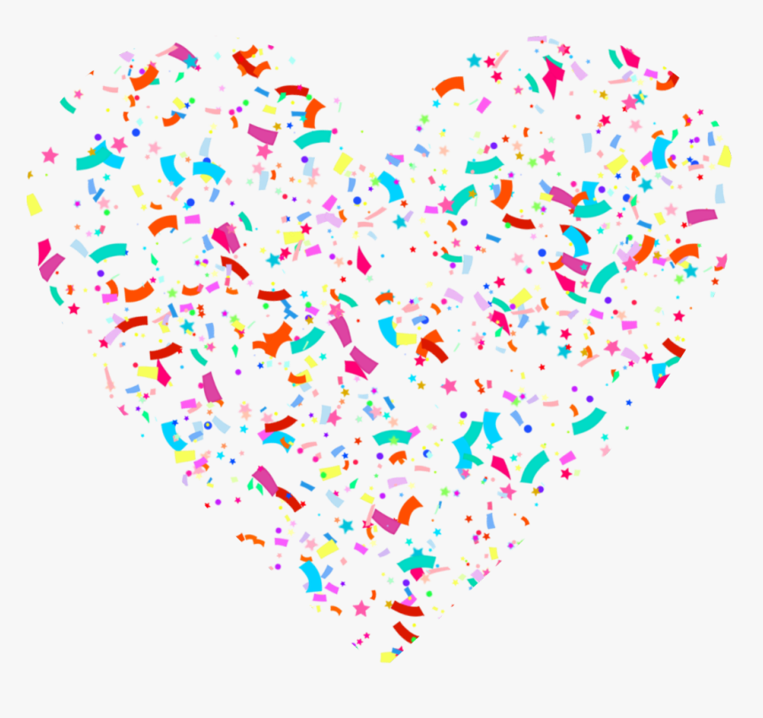 #heart #confetti #celebration #love #brusheffect #freetoedit, HD Png Download, Free Download