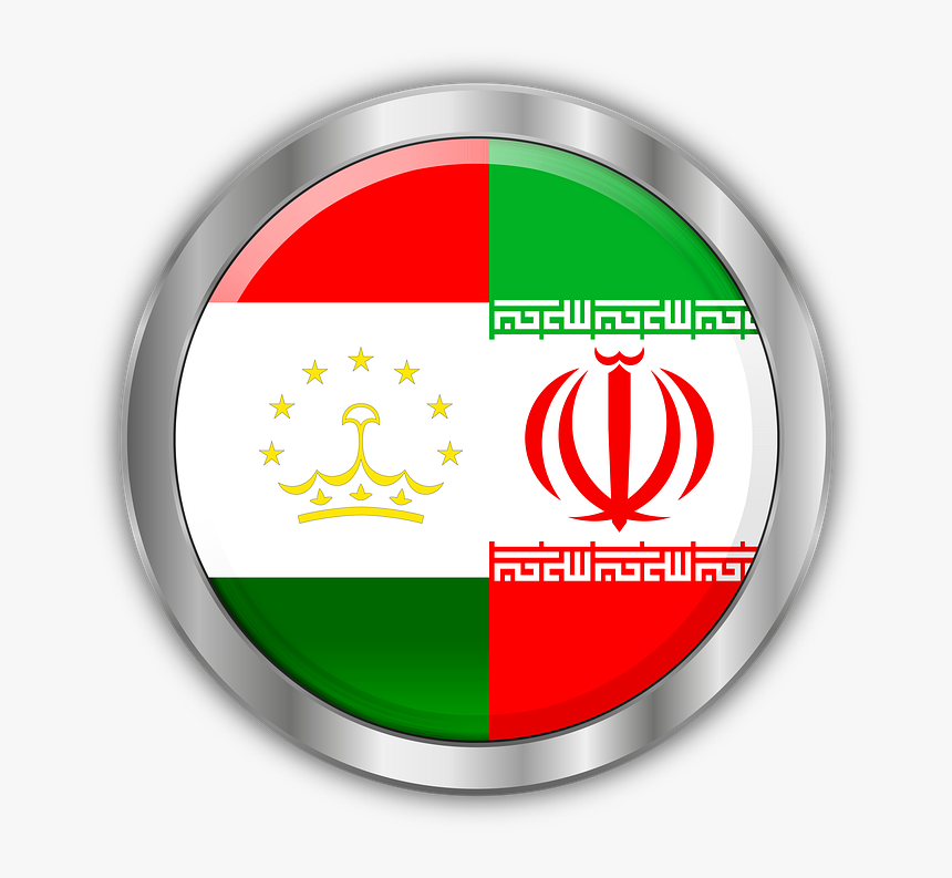 Round Shield, Iran, Tajikistan, Khujand, 3d - Flag Of Iran, HD Png Download, Free Download