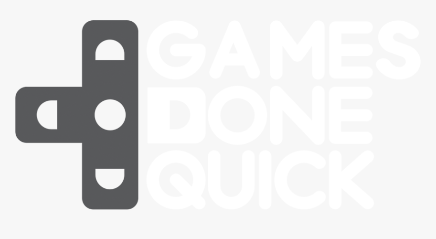 Games Done Quick Logo White On Transparent - Awesome Games Done Quick 2018, HD Png Download, Free Download