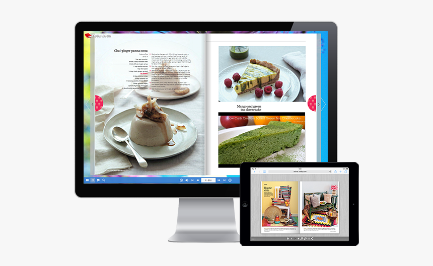 Mobile Friendly Html5 Flip Magazine - Led-backlit Lcd Display, HD Png Download, Free Download