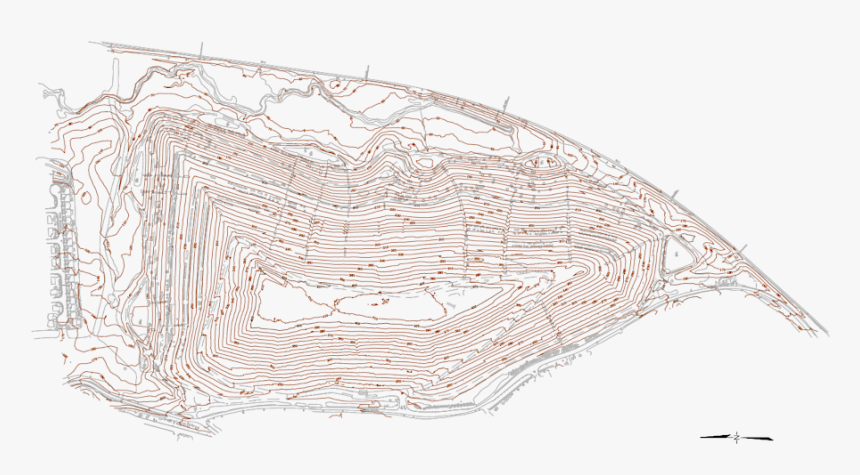 The Construction Demolition And Debris Landfill At - Sketch, HD Png Download, Free Download