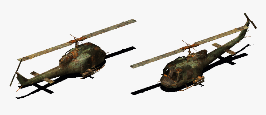 Huey Plane Png - Fallout 4 Helicopter Mod, Transparent Png, Free Download