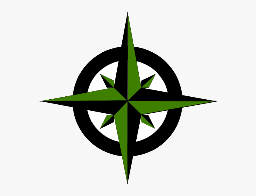 Transparent Compass Image Clipart - Green Compass, HD Png Download, Free Download