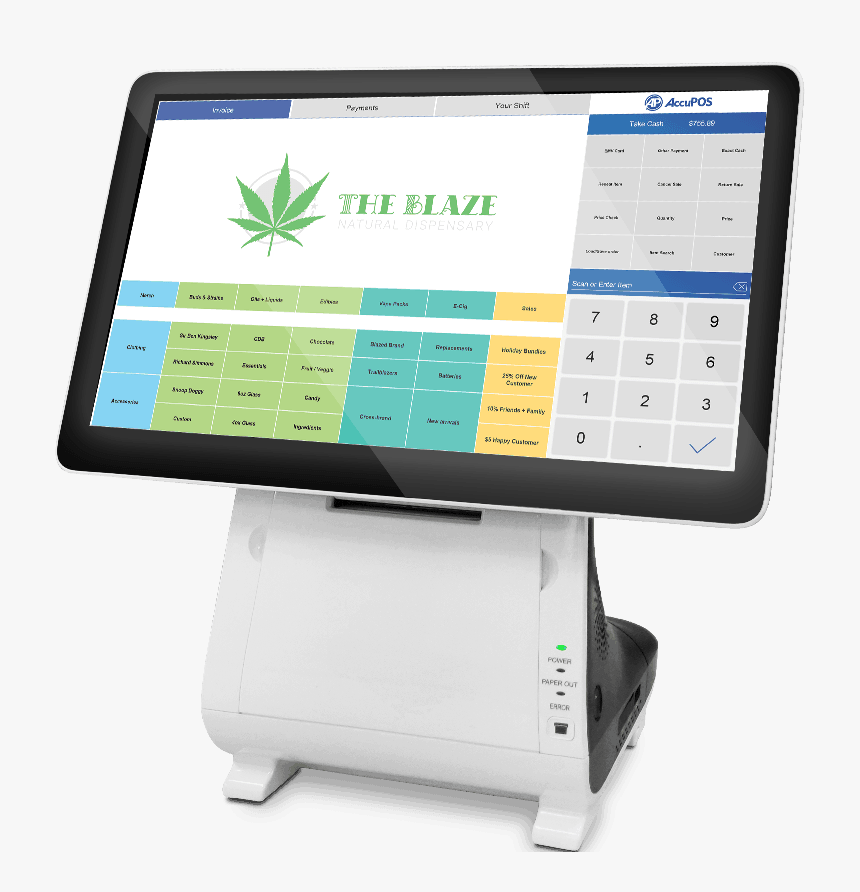 Accupos Optimized Pos System For Medical Dispensaries - Electronics, HD Png Download, Free Download