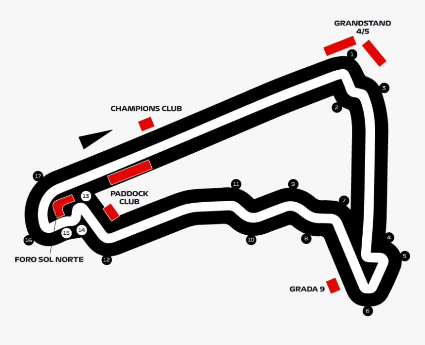 Transparent Mexican Frame Png - F1 Tracks 2019 Mexico, Png Download, Free Download