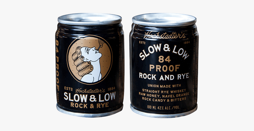 Slow & Low Rock & Rye Whiskey Cans - Slow And Low Whiskey, HD Png Download, Free Download