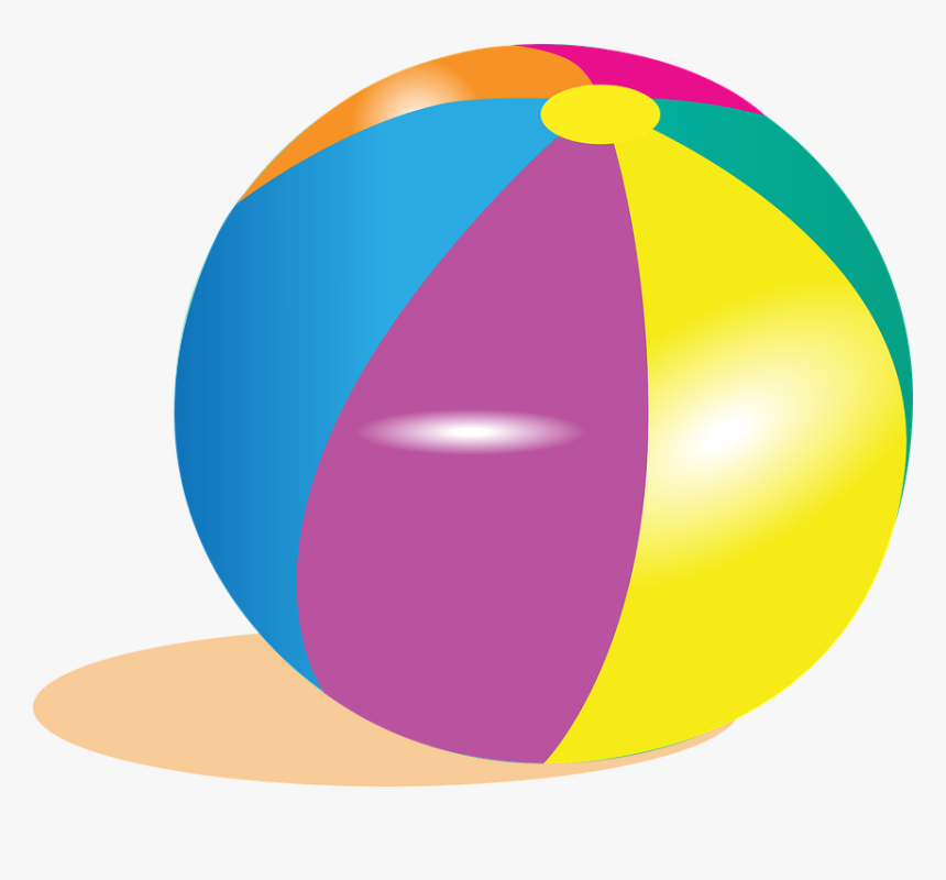 Beach, Ball, Beach Ball - Circle, HD Png Download, Free Download