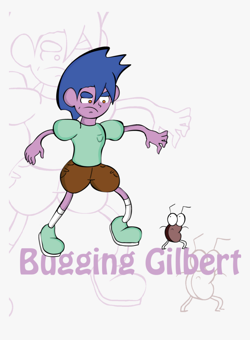 Bugging Gilbert Poster Small - Cartoon, HD Png Download, Free Download