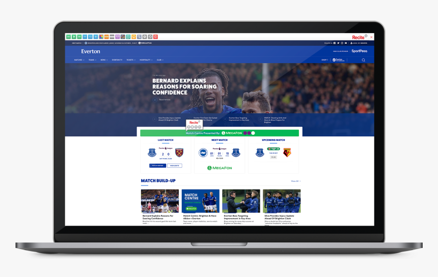 Everton Football Club Website Accessibility, HD Png Download, Free Download