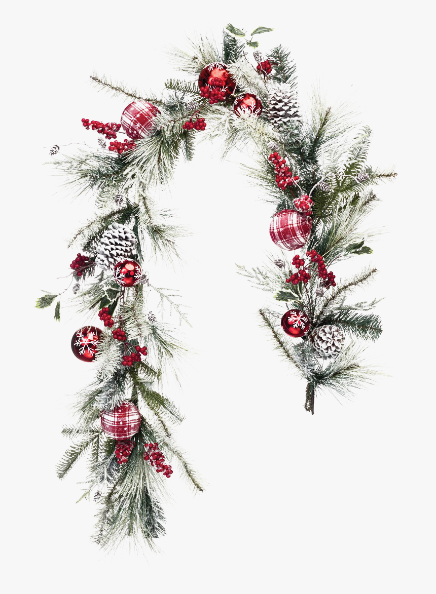 Outdoor Christmas Garland Png Transparent Picture - Christmas Tree, Png ...