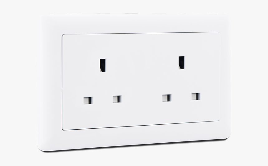 Double Socket Outlet - Electronics, HD Png Download, Free Download