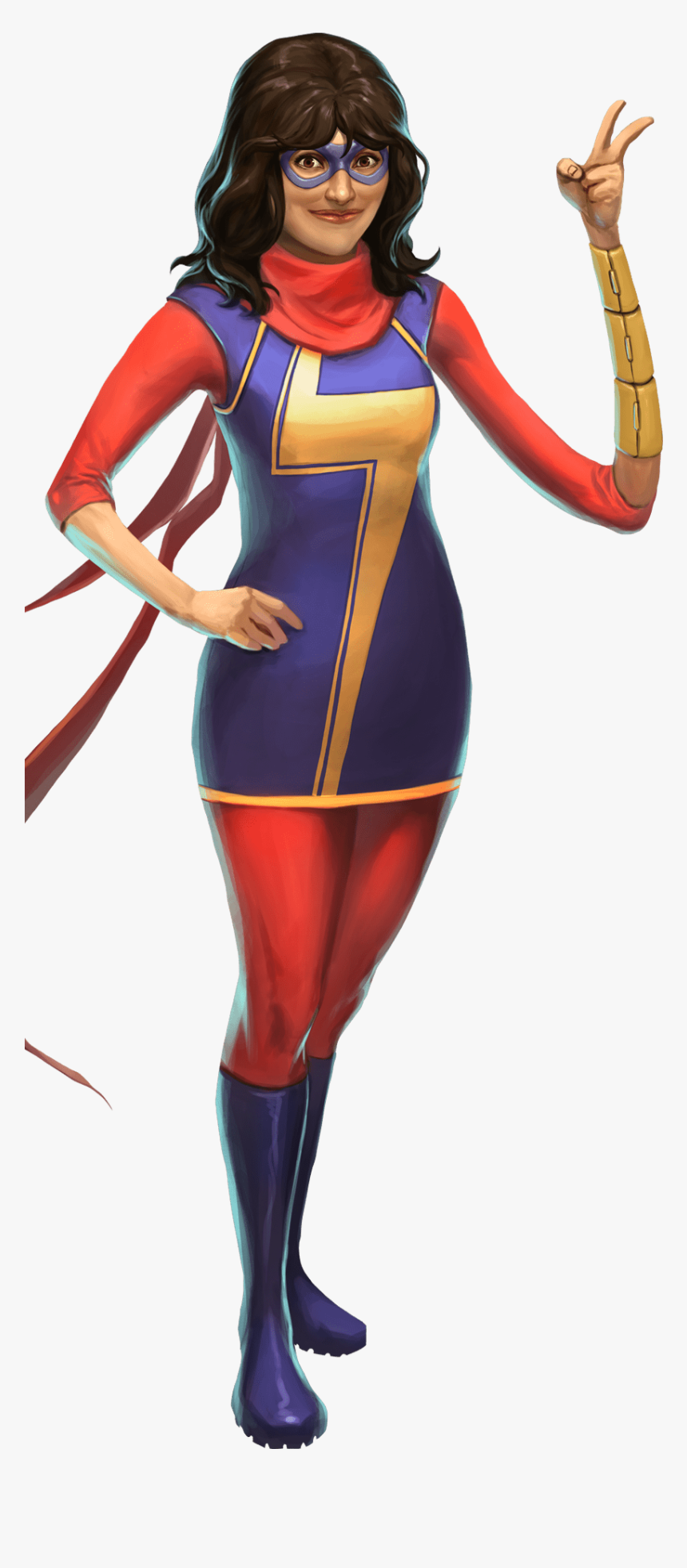 Ms Marvel Png - Ms Marvel Kamala Khan Png, Transparent Png, Free Download