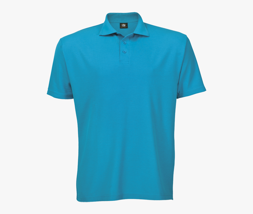 blue golf shirt