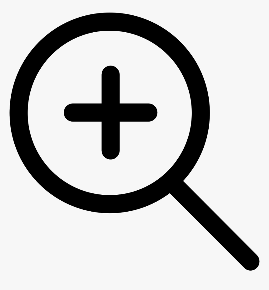 Magnifying Glass Zoom In - Magnifying Glass Zoom In Icon, HD Png Download, Free Download