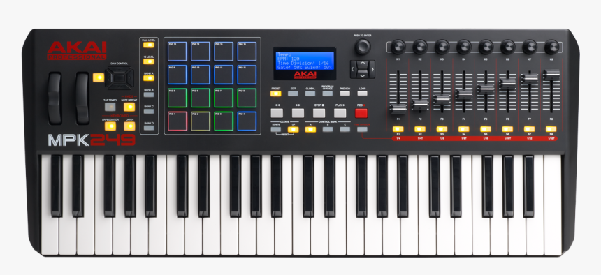 Akai Mpk249 Main - 49 Key Midi Keyboards, HD Png Download, Free Download