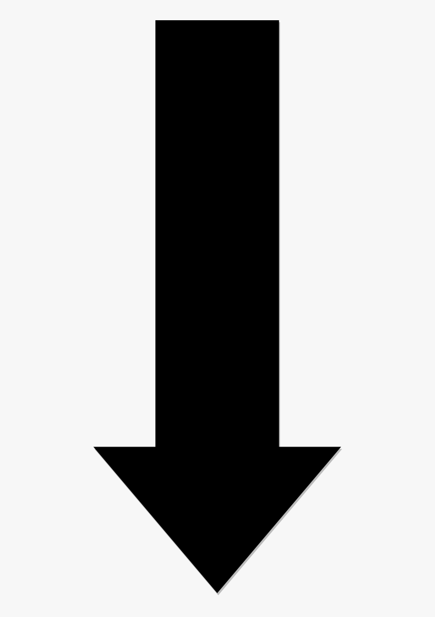 Black Downwards Arrow - Pattern, HD Png Download, Free Download