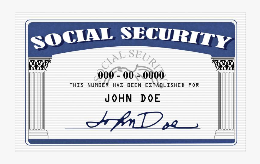 404 4044668 Socialsecuritycard Immigrant Social Security Number Hd Png Download 