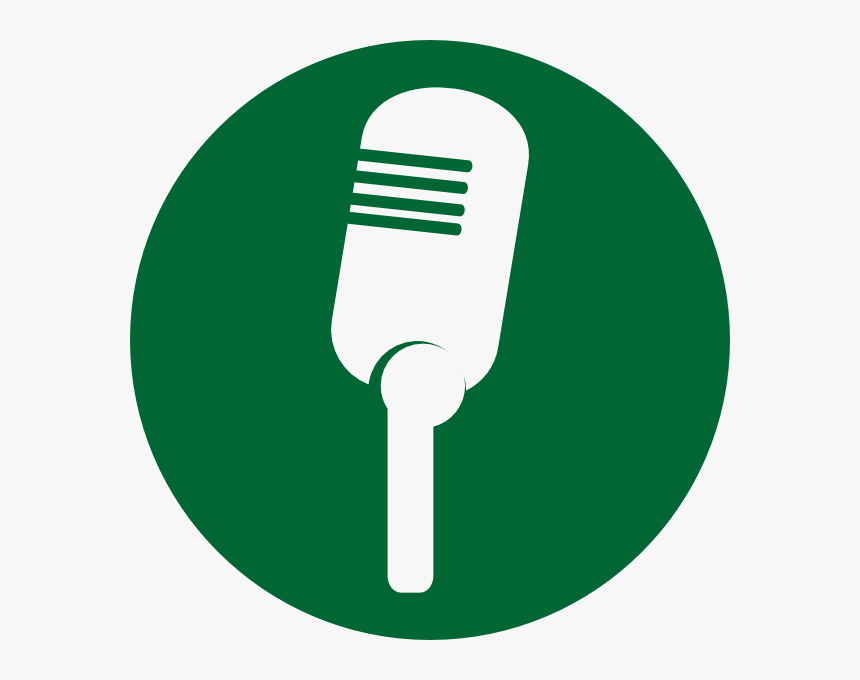 Download Green Mic Svg Clip Arts Microphone Icon Png Transparent Png Kindpng