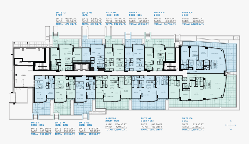 Cascade At The Pier Floor Plans, HD Png Download - kindpng