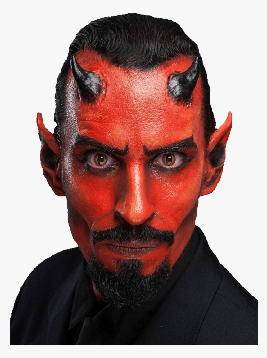 Realistic Devil Horns Png , Png Download - Devil Make Up Men ...