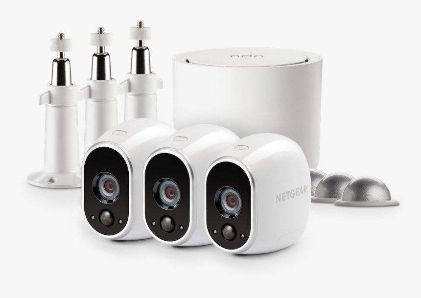 Arlo 3 Wire Free Hd Security Cameras, HD Png Download, Free Download