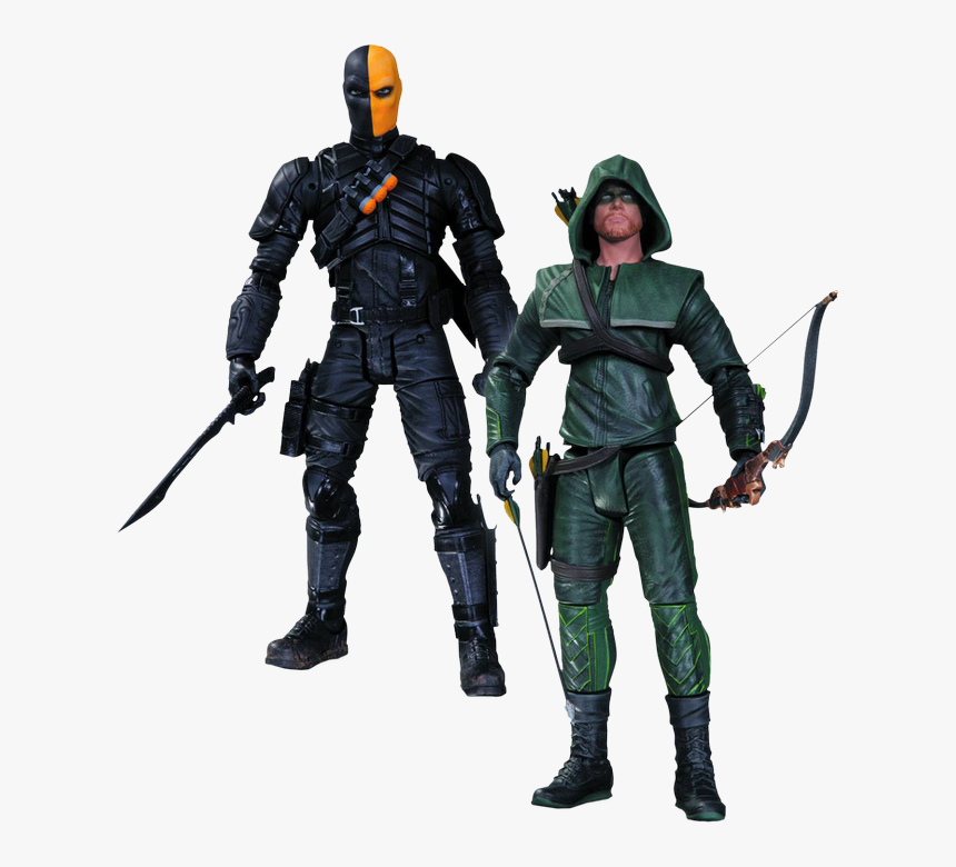 Oliver Queen & Deathstroke Action Figures 2-pack - Dc Deathstroke Figure, HD Png Download, Free Download