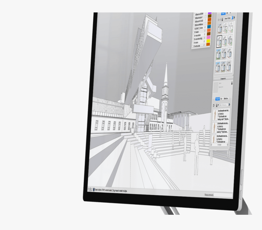 Transparent Sketchup Icon Png - Computer Monitor, Png Download, Free Download