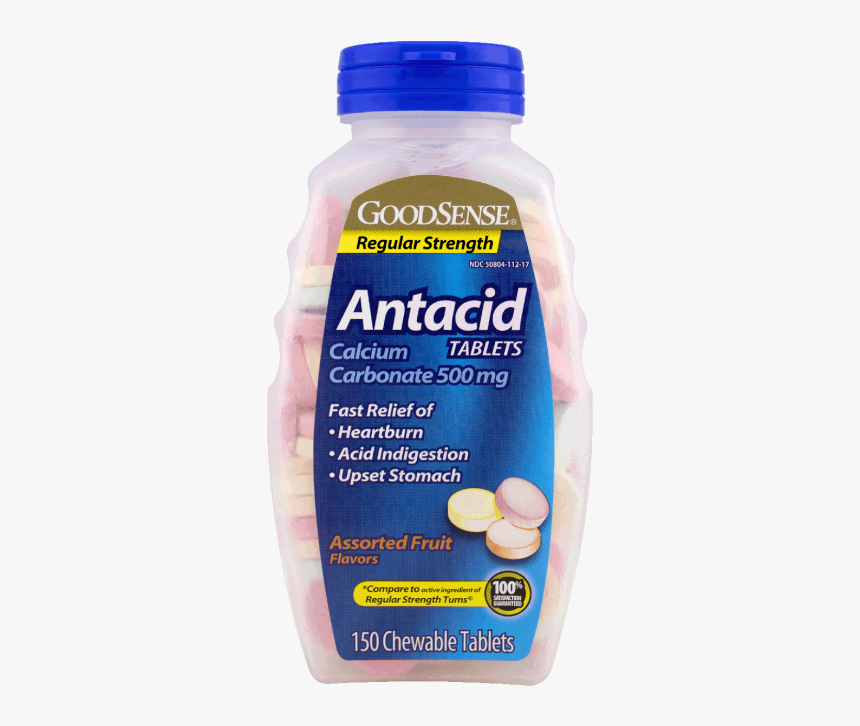 Good Sense Antacid Tablets Regular Strength - Antacid Tablets 750 Mg, HD Png Download, Free Download