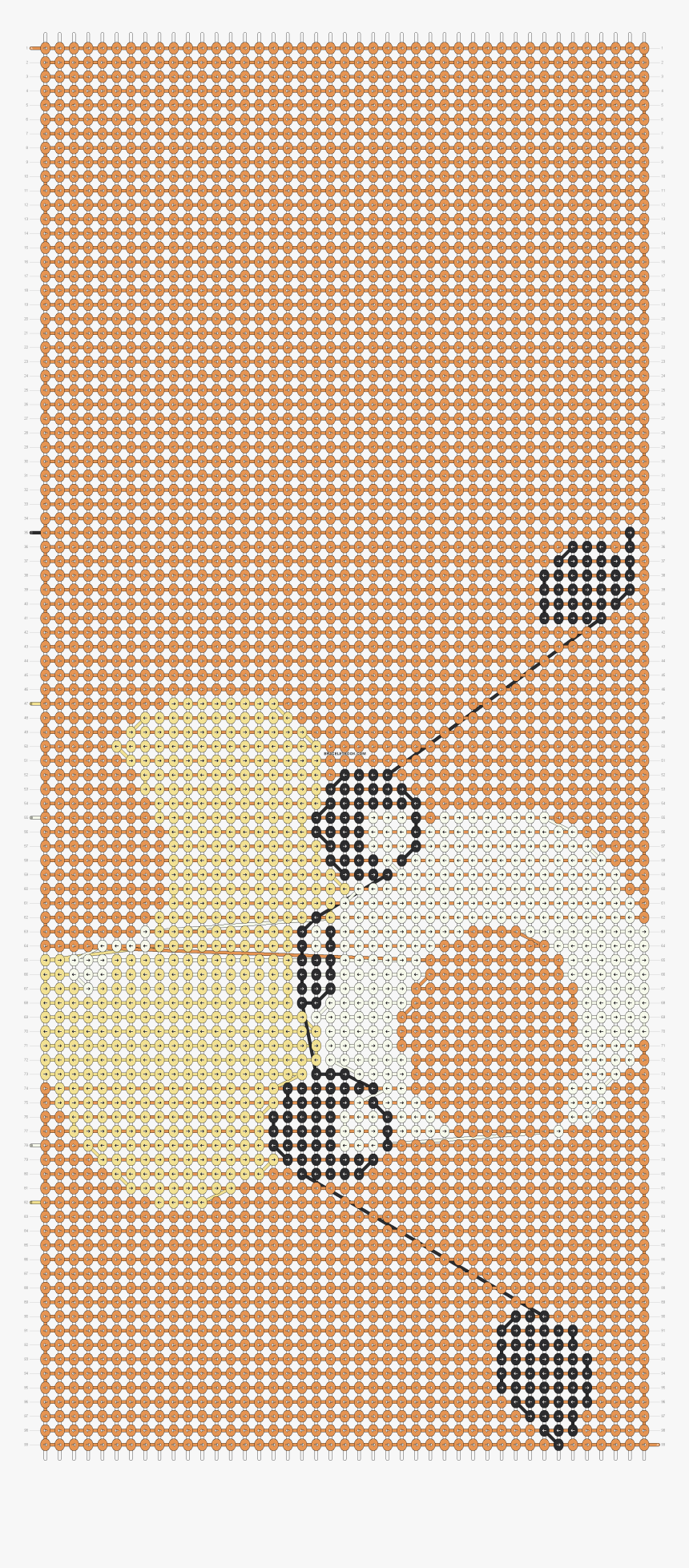 Alpha Pattern - Cross-stitch, HD Png Download, Free Download