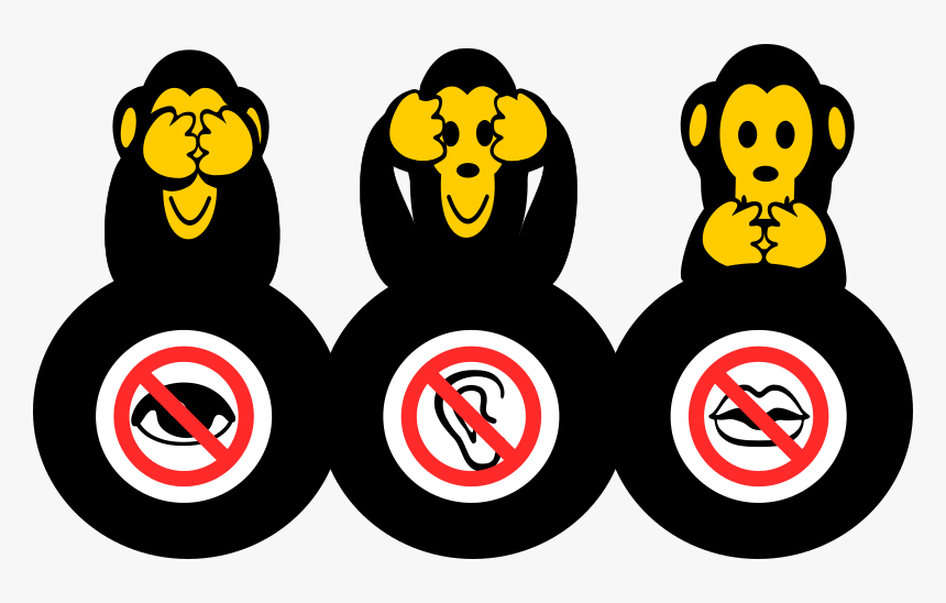 3 Wise Monkeys Remix Sticker - Remix Sticker, HD Png Download, Free Download