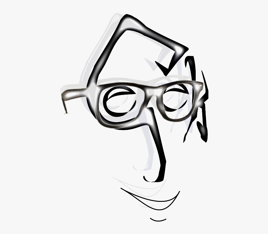 Smiling Nerdy Face, HD Png Download, Free Download