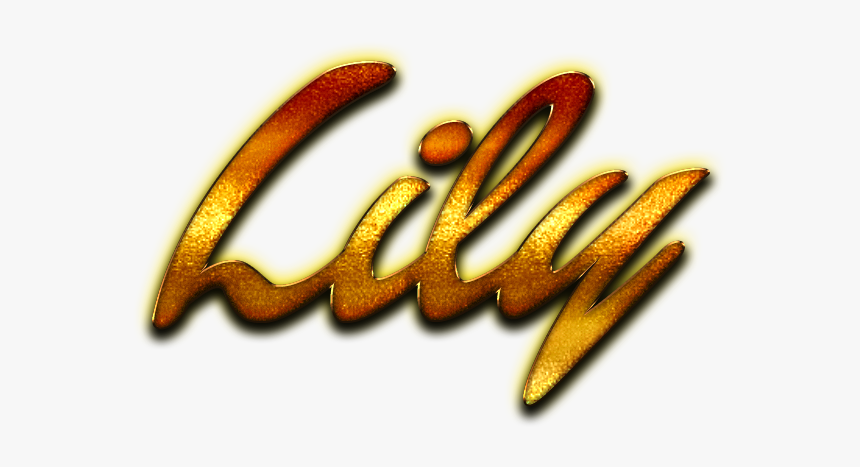 Lily Missing You Name Png - Calligraphy, Transparent Png, Free Download