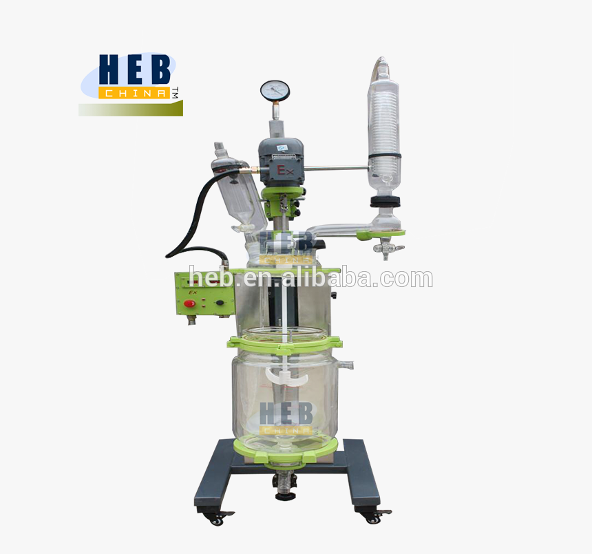 Ex Heb 10l Jacketed Glass Reactor - Machine Tool, HD Png Download, Free Download