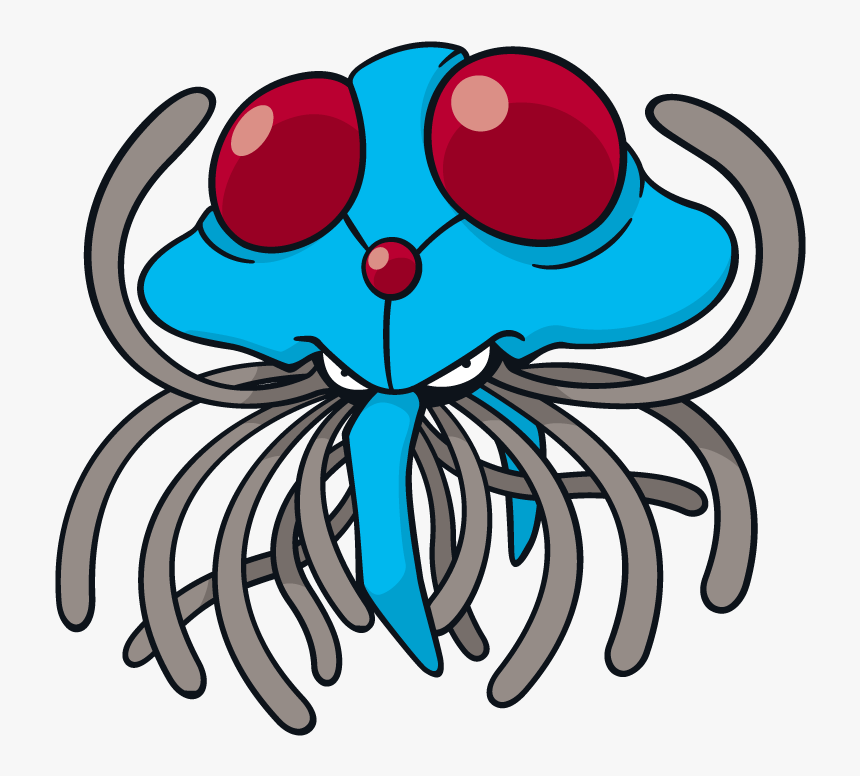 Tentacruel Pokemon Character Vector Art - Pokemon Tentacruel, HD Png Download, Free Download