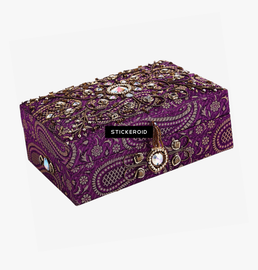 Embroidered Jewelry Box - Pier 1 Jewelry Box, HD Png Download, Free Download