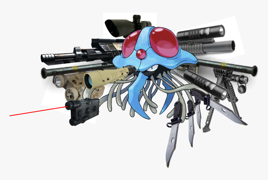 Weapon Gun Firearm Machine - Tacticool Pokemon, HD Png Download, Free Download