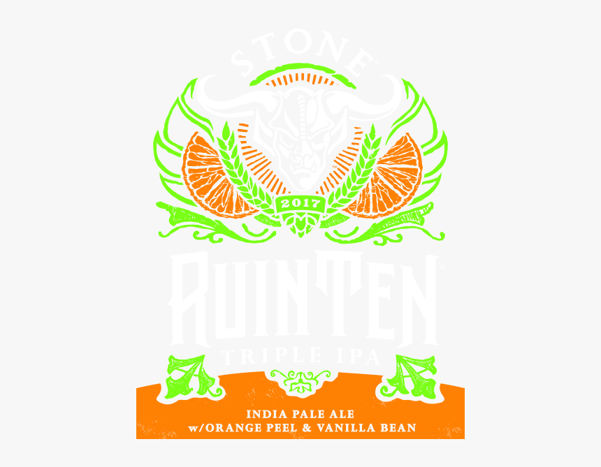 Stone Ruinten Triple Ipa W/orange Peel & Vanilla Bean, HD Png Download, Free Download